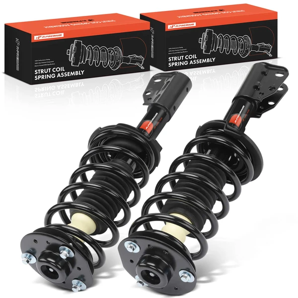 2-Pc Complete Strut & Coil Spring Assembly Front Driver & Passenger A-Premium APSA2594