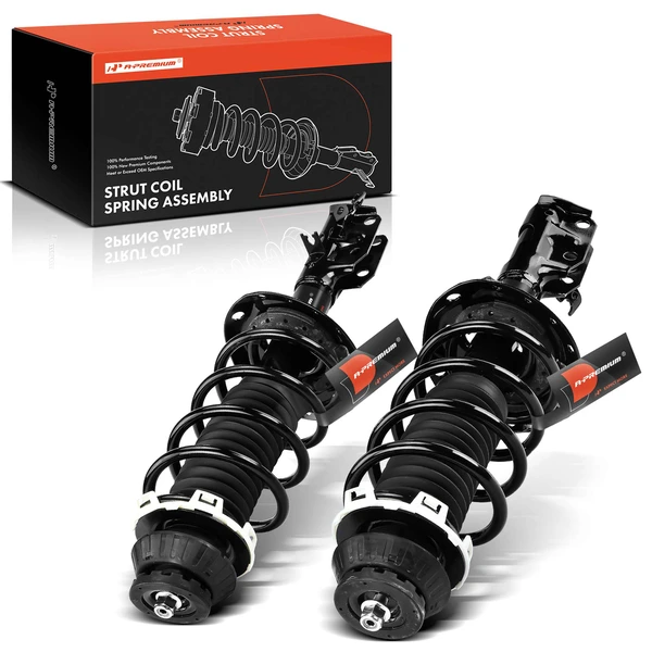 2-Pc Strut and Coil Spring Assembly Set Front Driver & Passenger A-Premium APSA2112
