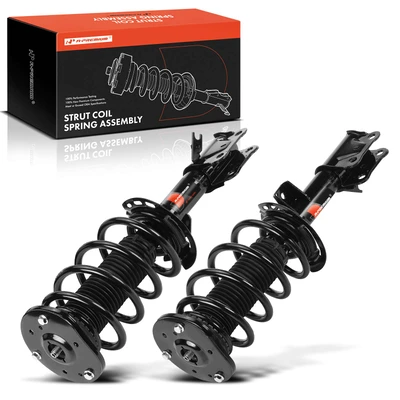 2 Pcs Front Complete Strut & Coil Spring Assembly
