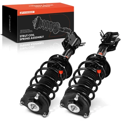 2 Pcs Front Suspension Strut & Coil Spring Assembly