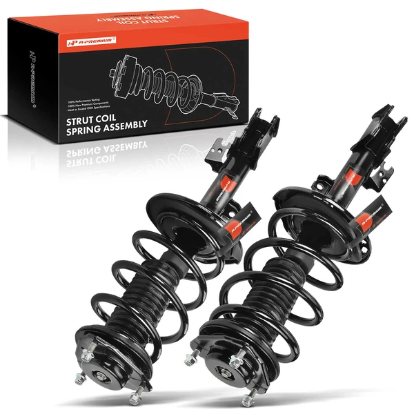 2-Pc Strut and Coil Spring Assembly Set Front Driver & Passenger A-Premium APSA2118