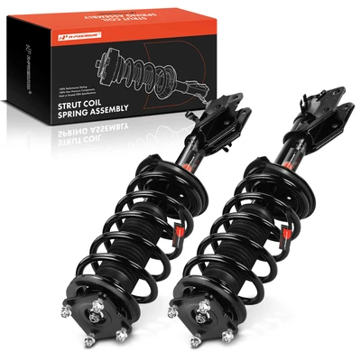2 Pcs Front Suspension Strut & Coil Spring Assembly