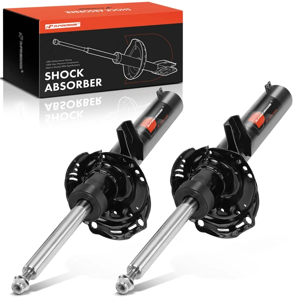 2-Pc Strut Shock Absorber, Front Driver & Passenger, A-Premium APSA2414