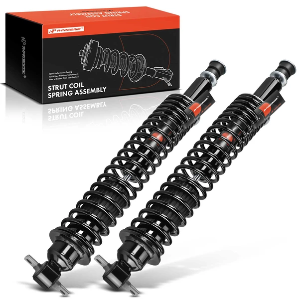 1970-1981 Chevrolet Camaro 2-Pc Strut and Coil Spring Assembly Set Rear Driver & Passenger A-Premium APSA2125