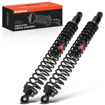 2 Pcs Rear Shock Absorber with Coil Spring Load Adjusting