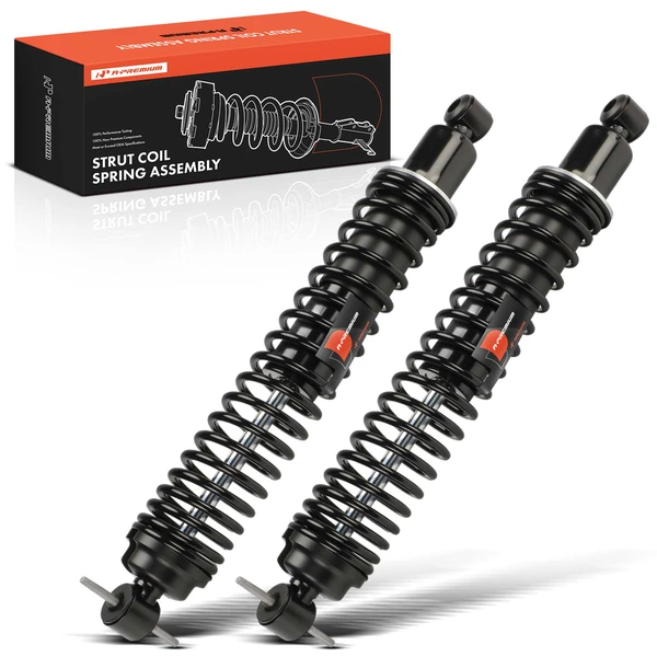 1984-2001 Jeep Cherokee 2-Pc Shock Absorber Rear Driver & Passenger A-Premium APSA2598