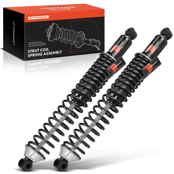 1980-1996 Ford F-250 2-Pc Strut and Coil Spring Assembly Set Rear Driver & Passenger A-Premium APSA2127