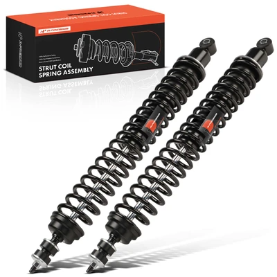 2 Pcs Rear Shock Absorber with Coil Spring Load Adjusting
