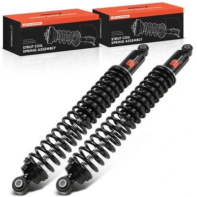 2 Pcs Rear Shock Absorber with Coil Spring Load Carrier