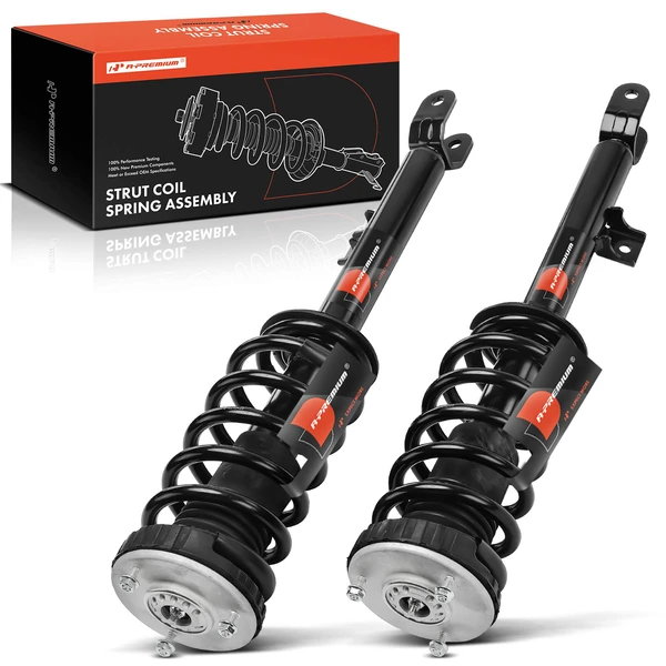 2-Pc Strut and Coil Spring Assembly Set Front Driver & Passenger A-Premium APSA2460