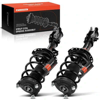 2 Pcs Front Complete Strut & Coil Spring Assembly