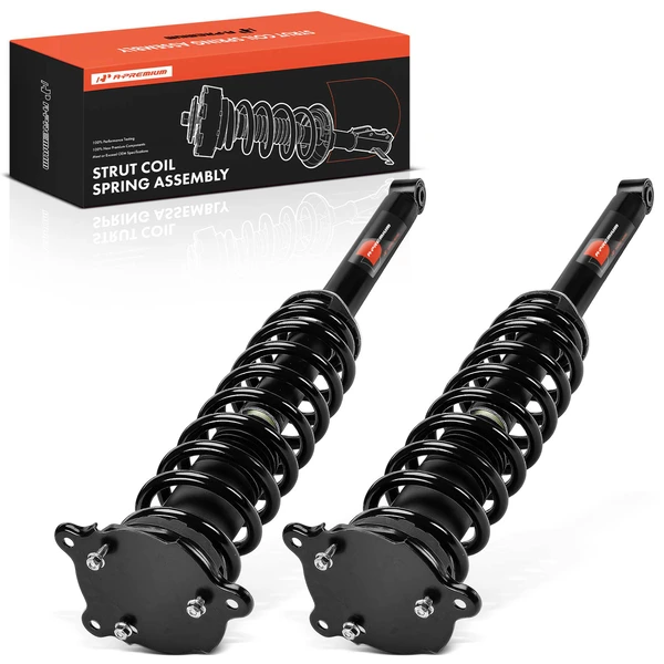 2-Pc Complete Strut & Coil Spring Assembly Rear Driver & Passenger A-Premium APSA2605