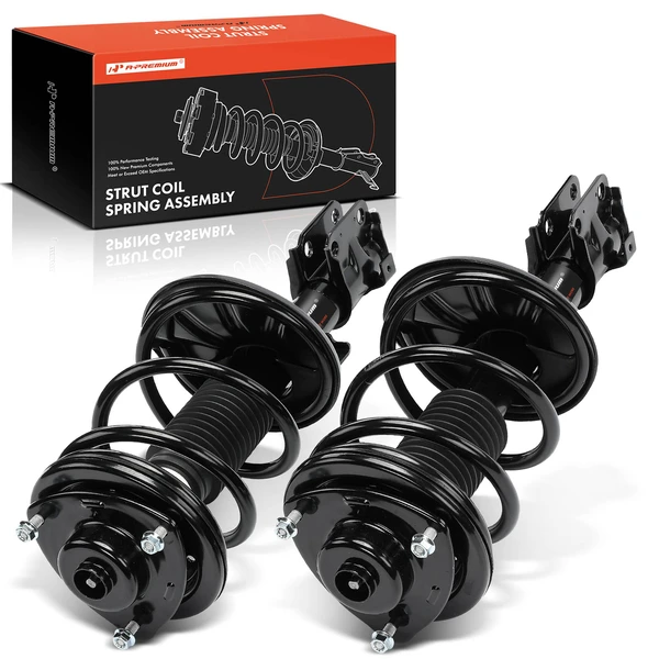 2006-2012 Mitsubishi Eclipse 2-Pc Strut and Coil Spring Assembly Set Front Driver & Passenger A-Premium APSA2472