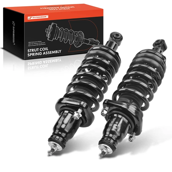 2-Pc Strut and Coil Spring Assembly Set Rear Driver & Passenger A-Premium APSA1245