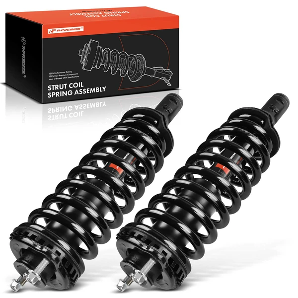 2002-2009 Chevrolet Trailblazer 2-Pc Strut and Coil Spring Assembly Set Front Driver & Passenger A-Premium APSA1248