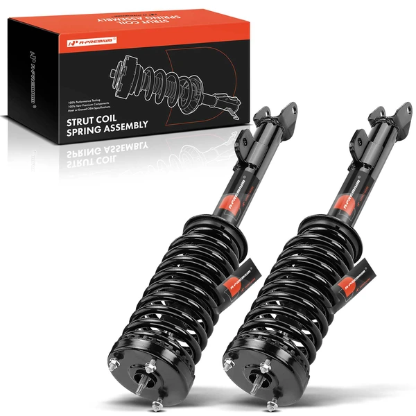 2-Pc Complete Strut + Coil Spring, Front Driver & Passenger, A-Premium APSA1816