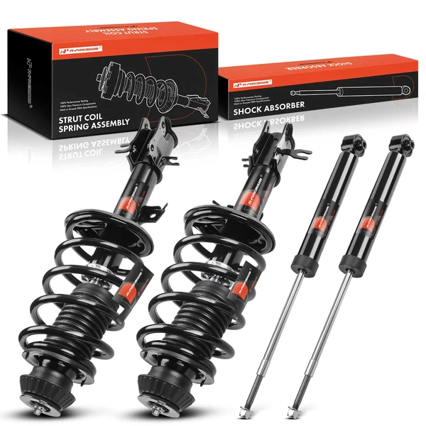 2009-2010 Pontiac G3 4-Pc Strut and Coil Spring Assembly Set Front & Rear A-Premium APSA1262