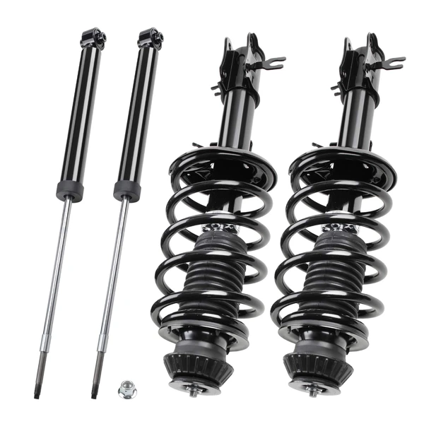 4-Pc Complete Strut + Coil Spring, Front & Rear, A-Premium APSA1354