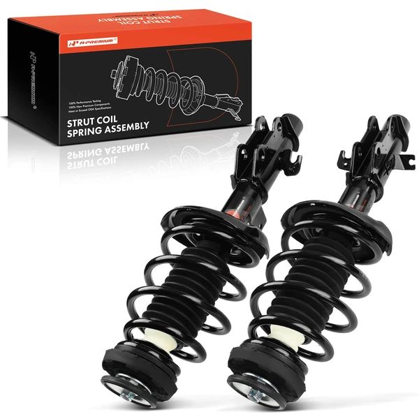 2-Pc Complete Strut + Coil Spring, Front Driver & Passenger, A-Premium APSA1272