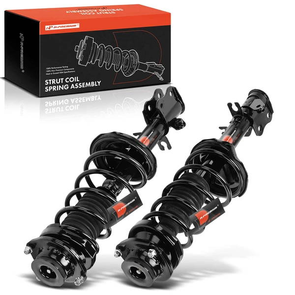 2-Pc Strut and Coil Spring Assembly Set Rear Driver & Passenger A-Premium APSA1273
