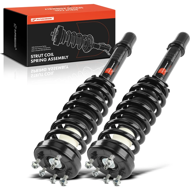 2-Pc Complete Strut + Coil Spring, Front Driver & Passenger, A-Premium APSA1266