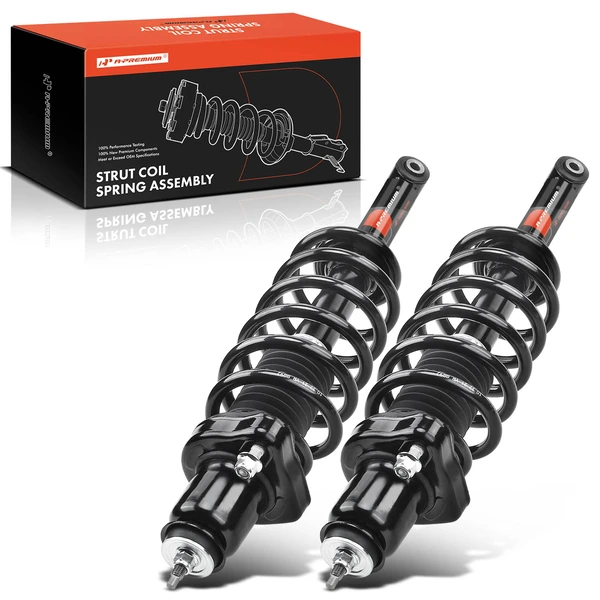2-Pc Complete Strut + Coil Spring, Rear Driver & Passenger, A-Premium APSA1268