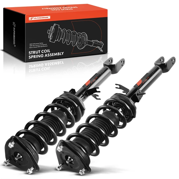 2-Pc Complete Strut + Coil Spring, Front Driver & Passenger, A-Premium APSA1278
