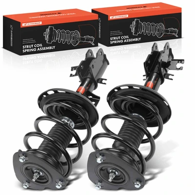 2 Pcs Front Complete Strut & Coil Spring Assembly