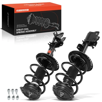 2 Pcs Front Complete Strut with Coil Spring Set