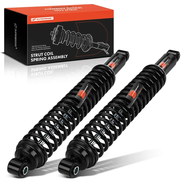 2002-2014 Cadillac Escalade 2-Pc Shock Absorber Rear Driver & Passenger A-Premium APSA2426