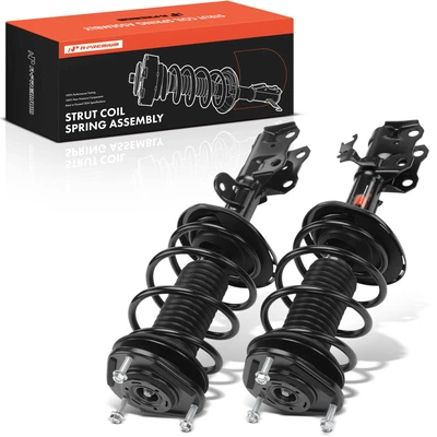 2 Pcs Front Complete Strut & Coil Spring Assembly