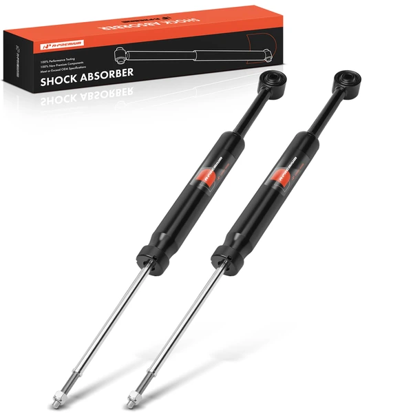 2-Pc Suspension Shock Absorber Rear Driver & Passenger A-Premium APSA2555