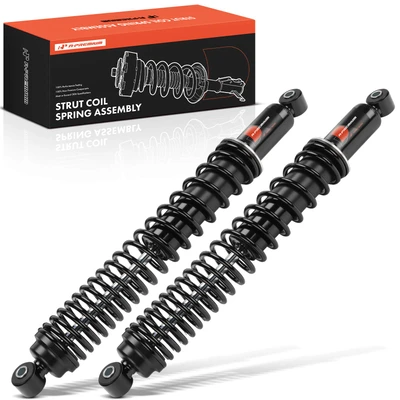 2 Pcs Rear Shock Absorber with Coil Spring Load Adjusting