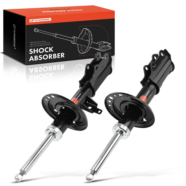 2-Pc Shock Absorbers Front Driver & Passenger A-Premium APSA2490
