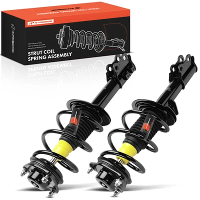 2 Pcs Front Complete Strut & Coil Spring Assembly