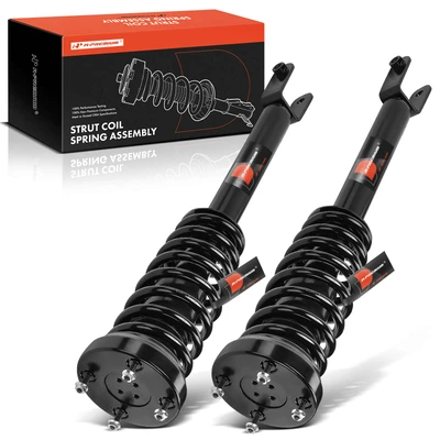 2 Pcs Front Complete Strut & Coil Spring Assembly