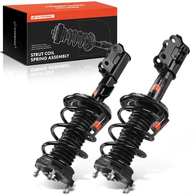 2 Pcs Front Complete Strut & Coil Spring Assembly