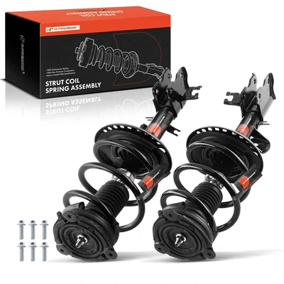 2 Pcs Front Complete Strut & Coil Spring Assembly