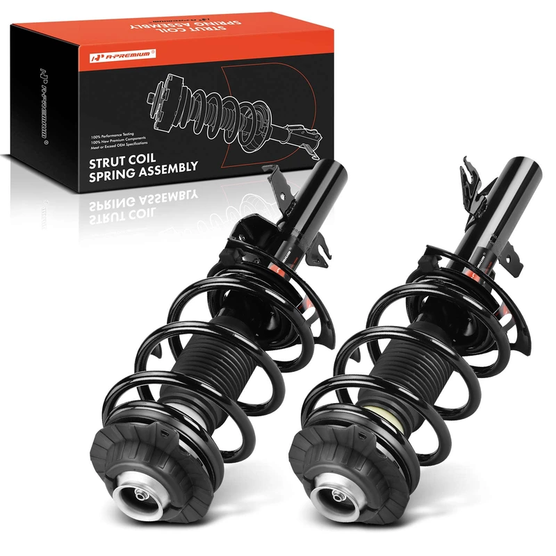 2-Pc Suspension Strut Shock Absorber, Front Driver & Passenger, A-Premium APSA1832