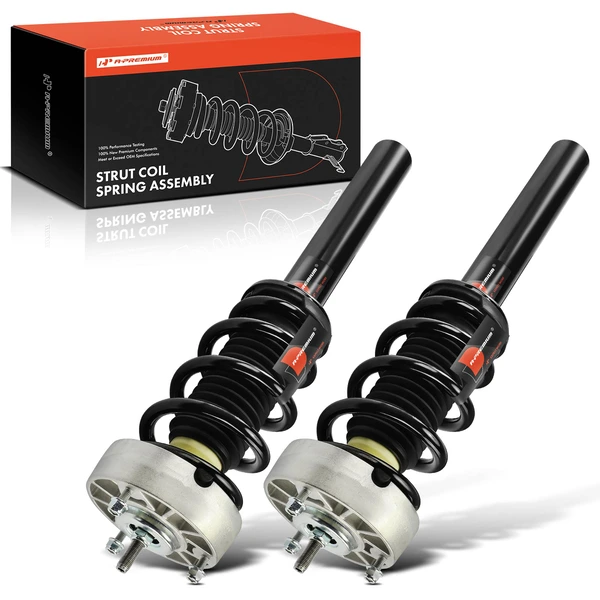 2-Pc Complete Strut + Coil Spring, Front Driver & Passenger, A-Premium APSA1833