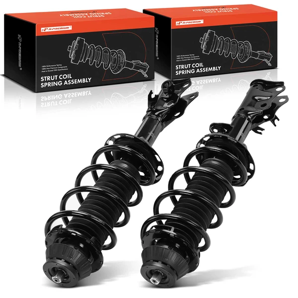 2-Pc Strut and Coil Spring Assembly Set Front Driver & Passenger A-Premium APSA2408