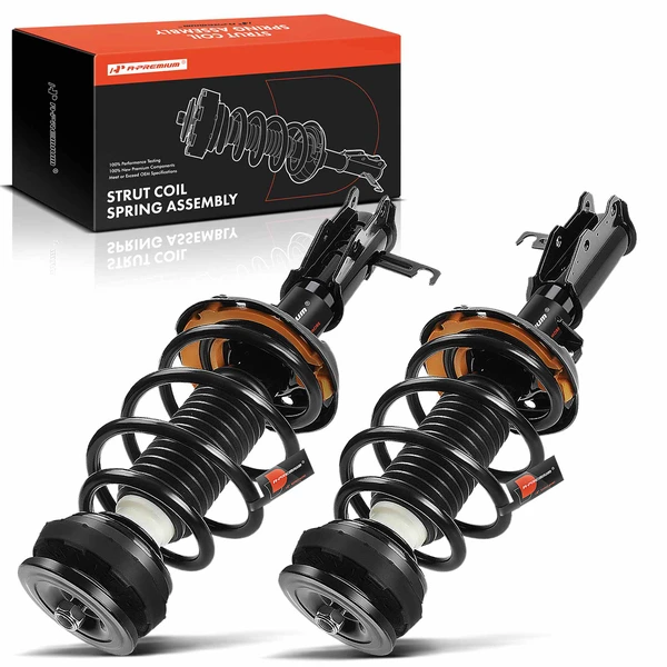 2-Pc Strut and Coil Spring Assembly Set Front Driver & Passenger A-Premium APSA0197
