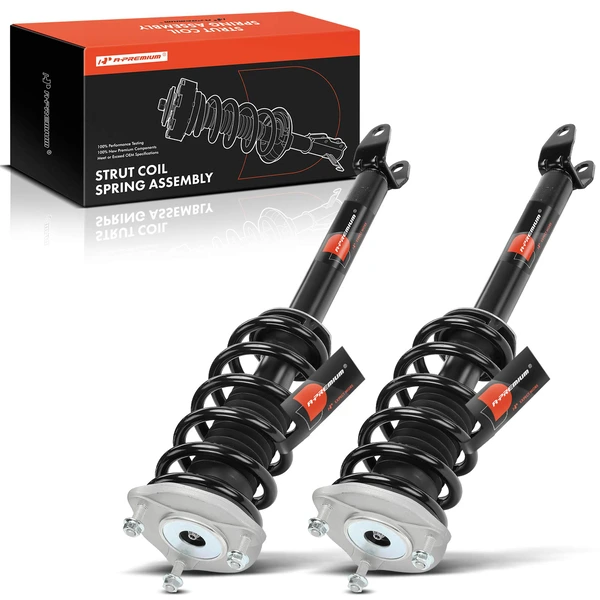 2015-2020 Mercedes-Benz C300 2-Pc Strut and Coil Spring Assembly Set Front Driver & Passenger A-Premium APSA2430