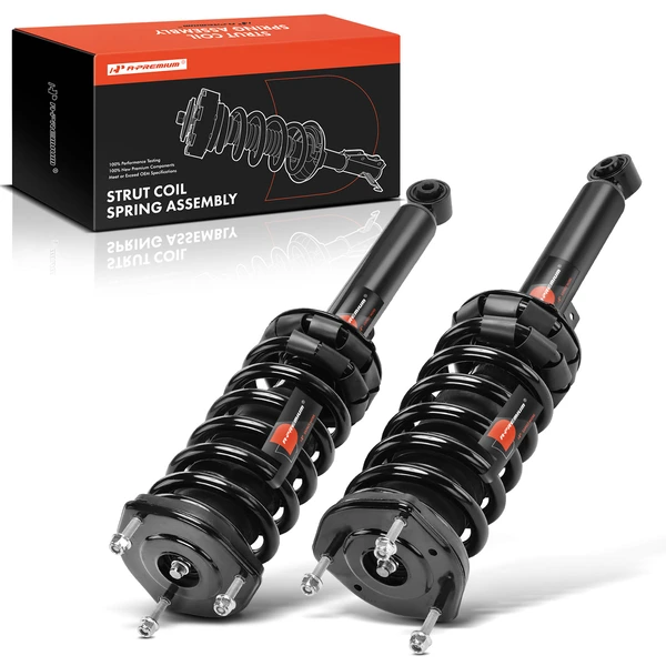 2-Pc Complete Strut + Coil Spring, Front Driver & Passenger, A-Premium APSA1836