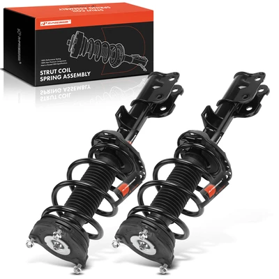 2 Pcs Front Complete Strut & Coil Spring Assembly