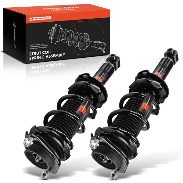 2-Pc Strut and Coil Spring Assembly Set Rear Driver & Passenger A-Premium APSA1839