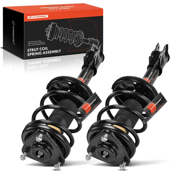 2-Pc Strut and Coil Spring Assembly Set Front Driver & Passenger A-Premium APSA2432