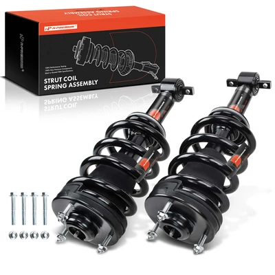 2 Pcs Front Complete Strut & Coil Spring Assembly