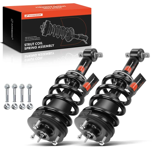 2019 GMC Sierra 1500 Limited 2-Pc Strut and Coil Spring Assembly Set Front Driver & Passenger A-Premium APSA0207