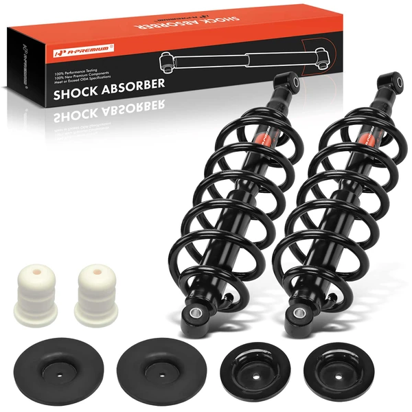 2-Pc Air Spring to Coil Spring Conversion Kit, Rear Driver & Passenger, A-Premium APSA2433